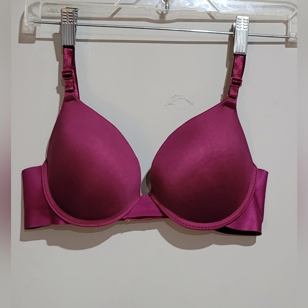 YMI C34 purple satin padded  bra